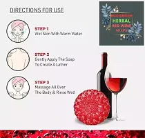 MAGICMOON Red Wine Bathing Soaps For Acne Effective Skin  Hydrated  Moisturized Skin - Pack of 2-thumb3