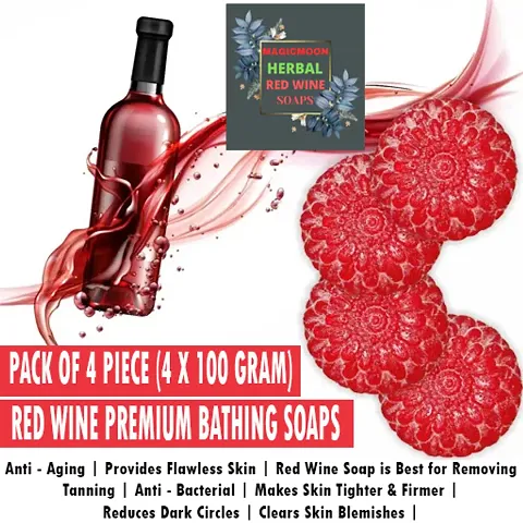 MAGICMOON Red Wine Premium Bathing Soap