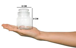 Glass Spice Jar Container, Airtight Lid Jar For Kitchen Storage - Set of 1 Piece, 100 ML Capacity-thumb1