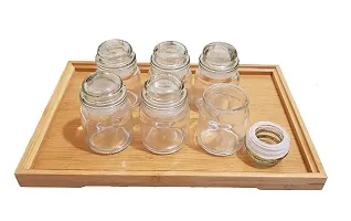 Glass Spice Jar Container, Airtight Lid Jar For Kitchen Storage - Set of 1 Piece, 100 ML Capacity-thumb2