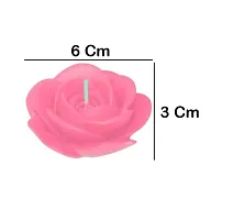 AAMU MOON Mogra Scented Floating Lotus Decorative Candles For Wedding, Anniversary, Birthday, Valentine Day, Home Decoration and Special Events - Set of 8-thumb1