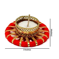 AAMU MOON Metal Tealight Candle Holder, Diwali Diya, Gotta Work Candle Holder For Diwali, Christmas, Home Decoration and Special Gifts - Pack of 1 Piece-thumb2