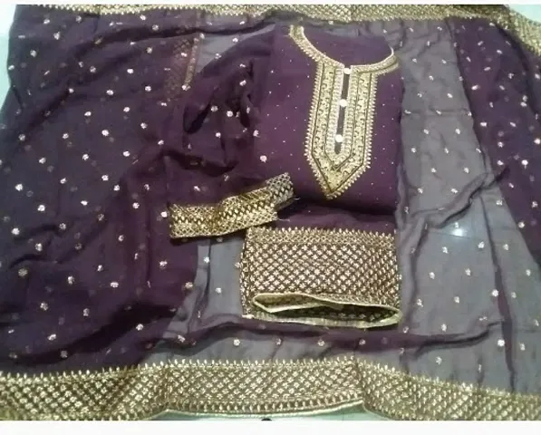 Beautiful Dress Material With Dupatta Set For Women