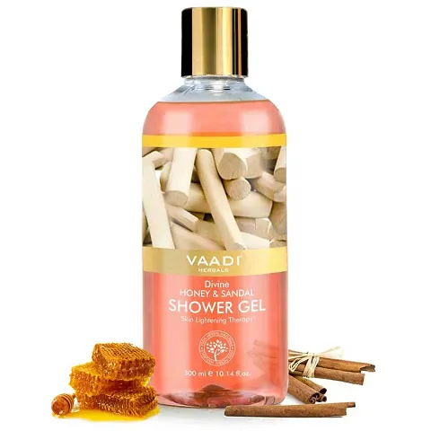 Vaadi Herbals Divine Honey and Sandal Shower Gel | 300ml