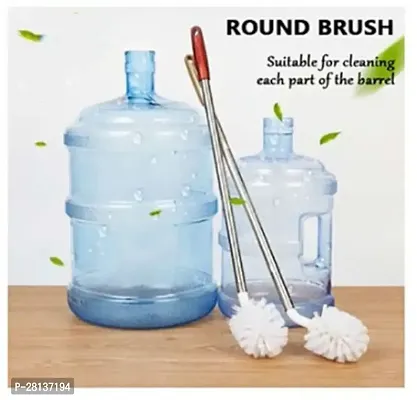 Trendmade 360deg; Rotating Water Can Cleaning Brush for 20l Plastic Bottles, Plastic Water Dispensers, and Water Cans, 20L Can Cleaning Brush with Long Handle Pack of 2