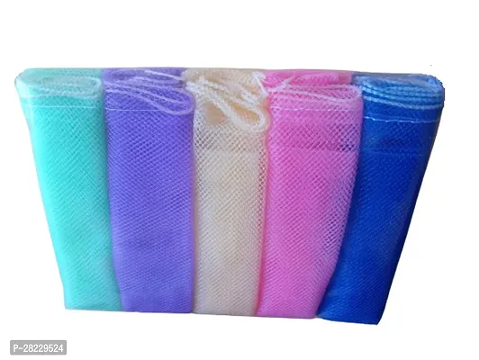 Trendmade Mesh Bags Fridge/ Refrigerator Bags / Net Pouches for Storage of Fruits , Vegetables Set of 10 Multicolor.-thumb0