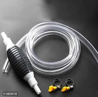 Fuel Transfer Pump with 2 Durable PVC Hoses 2 mtr Pipe-thumb0