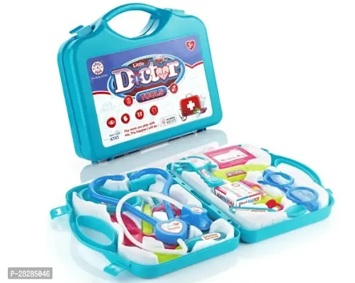 Trendmade Doctor Kit for Kids with Foldable Case | Play Doctor Set for Kids with briefcase | Pretend Medical Doctor Kit for Kids (Pack of 1)-thumb0