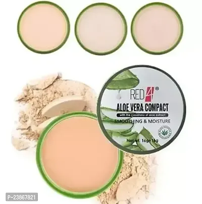 Red4 Aloe Vera Smoothing Moisture 2In1 Compact Powder 16Gm-thumb0