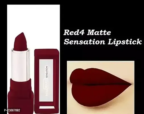 Red4 Matte Sensation Maroon Lipstick Pack Of 1