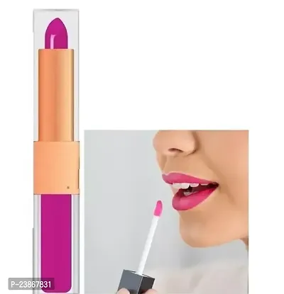 Pink Matte Lipstick Liquid Lipstick 2 In 1