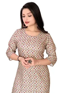 Stylish Rayon Slub Printed Kurti For Women-thumb2