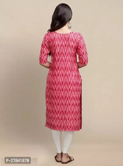 Stylish Rayon Slub Printed Kurti For Women-thumb2