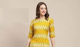 Stylish Rayon Slub Printed Kurti For Women, Pack Of 2-thumb2