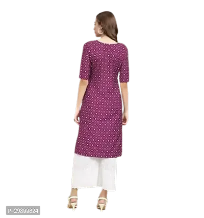 Stylish Crepe Printed Kurti For Women - Pack of 2-thumb2