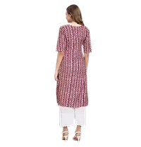 Stylish Crepe Printed Kurti For Women - Pack of 2-thumb1