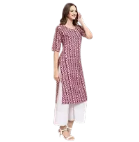 Stylish Crepe Printed Kurti For Women - Pack of 2-thumb3