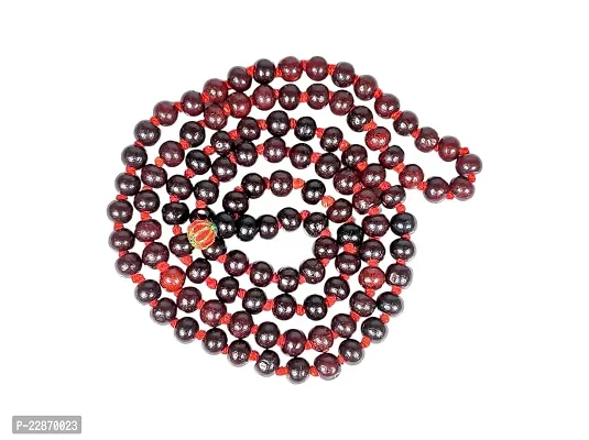 Certified Natural Red Sandalwood Mala 108 1 Beads