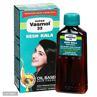 Super Vasmol 33 Kesh Kala Oil Based Hair Colour 100ml-thumb0