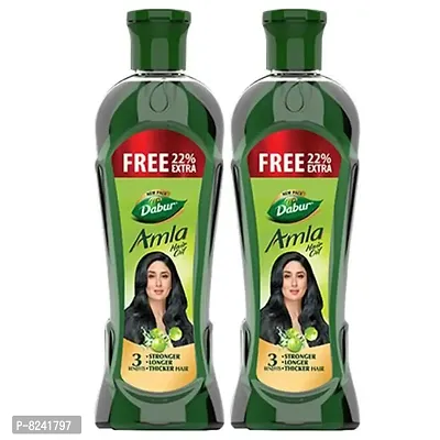 Dabur Amla Hair Oil Stronger Longer Thicker Hair -90ml Pack Of 2