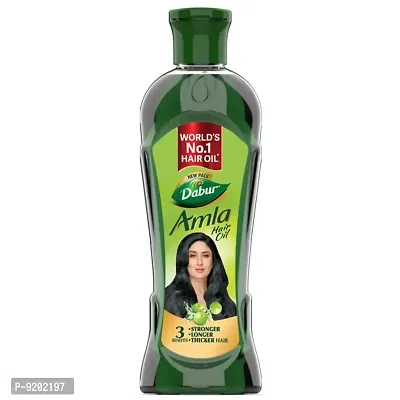 Dabur Amla Hair Oil Stronger Longer Thicker Hair-180ml