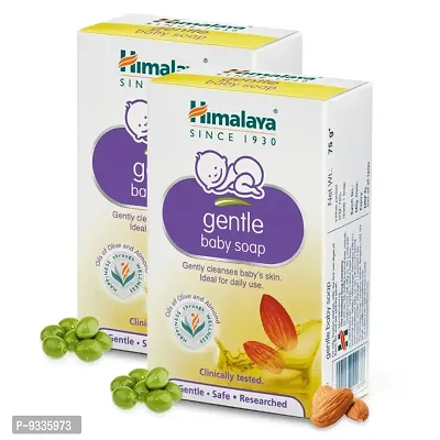 Natural Gentle Cleanses Baby Soap -75gm Pack Of 2-thumb0