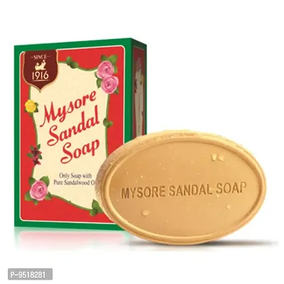 Mysore Sandal Soap Pure Sandalwood Oil -75gm