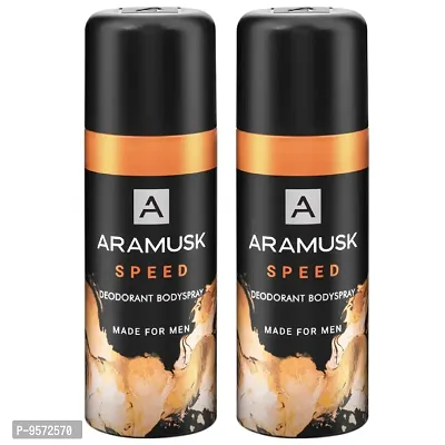 Aramusk Speed Deodorant Men Body Spray 150ml Pack Of 2