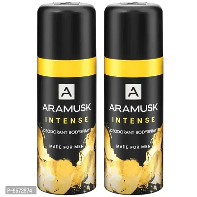 Aramusk Intense Deodorant Men Body Spray -150ml Pack Of 2