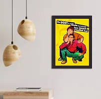 Fancy Art Design Andaz Apna Apna Poster For Office And Room Walls,Bollywood Posters For Room Wall Posters-thumb1