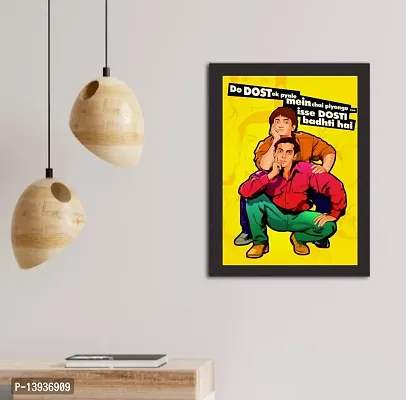 Fancy Art Design Andaz Apna Apna Poster For Office And Room Walls,Bollywood Posters For Room Wall Posters-thumb2