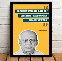 Fancy Art Design- Sardar Patel Photo Frames For Wall - Motivational Quotes Frames - Poster With Frame - Sardar Patel Poster For Wall ndash; Quotes Wall Frames --thumb3