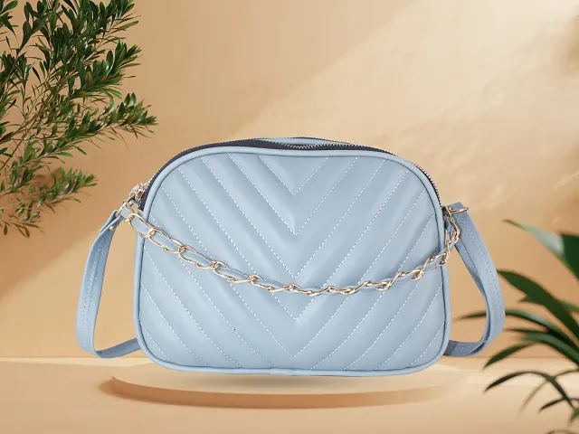 Stylish Artificial Leather Sling Bags For Women