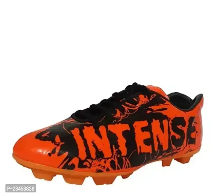 Stylish Orange PVC Self Design Sports Shoes For Men