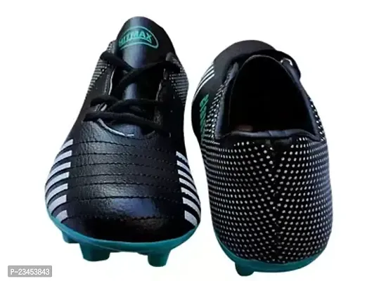 Stylish Black PVC Self Design Sports Shoes For Men
