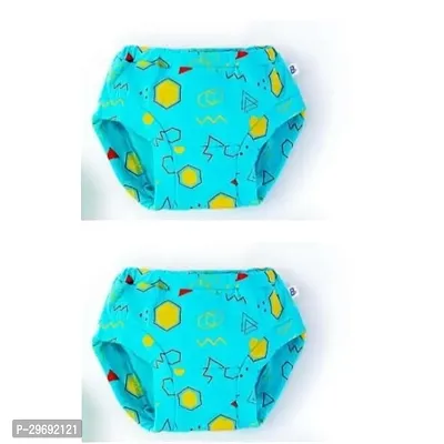 Elegant Cotton Printed Panties For Kids- Pack Of 2