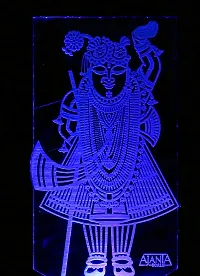 SUPER AJANTA 2007 Shreenathji 3D Night Lamp Decorative Night lamp,Functional Night Lamp ,Seven Color Night Lamp,Lamp,LED Lamp,Multi Color Lamp,Night Lamp-thumb3