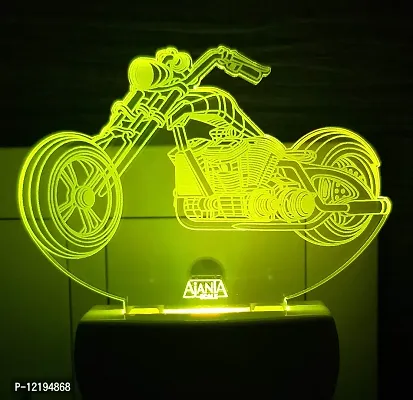 AEON METAL STICKER Aeon 3D Plastic Night Lamp Racer (Multicolour, Medium)-thumb0