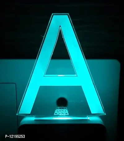 AEON METAL STICKER Plastic Letter Night Lamp, Multicolour, Pack of 1-thumb4