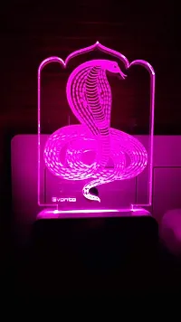 SUPER AJANTA E003 Snake 3D Night Lamp Decorative Night lamp,Functional Night Lamp ,Seven Color Night Lamp,Lamp,LED Lamp,Multi Color Lamp,Night Lamp-thumb1