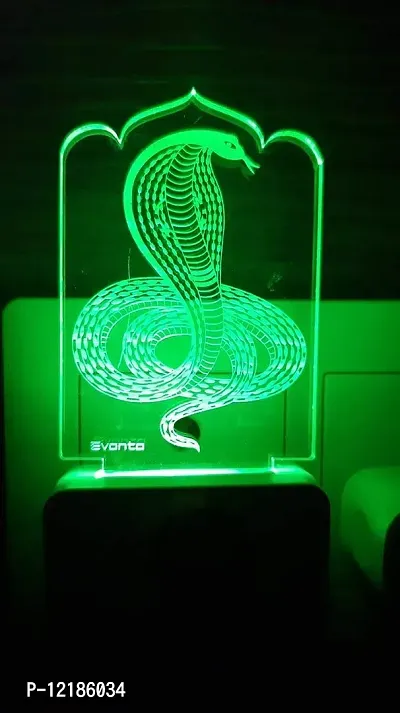 SUPER AJANTA E003 Snake 3D Night Lamp Decorative Night lamp,Functional Night Lamp ,Seven Color Night Lamp,Lamp,LED Lamp,Multi Color Lamp,Night Lamp-thumb3