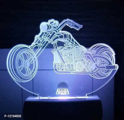 AEON METAL STICKER Aeon 3D Plastic Night Lamp Racer (Multicolour, Medium)-thumb4