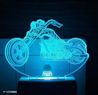 AEON METAL STICKER Aeon 3D Plastic Night Lamp Racer (Multicolour, Medium)-thumb3