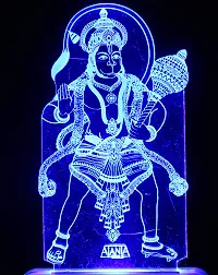 SUPER AJANTA 2009 Hanumanji 3D Night Lamp Decorative Night lamp,Functional Night Lamp ,Seven Color Night Lamp,Lamp,LED Lamp,Multi Color Lamp,Night Lamp-thumb3