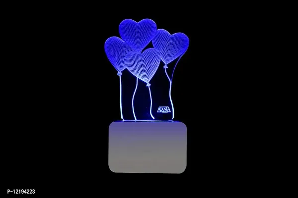 Super Ajanta Heart Code 2081,Decorative Night lamp,Functional Night Lamp,Seven Colour Night Lamp,Lamp,LED Lamp,Multi Colour Lamp,Night Lamp-thumb4