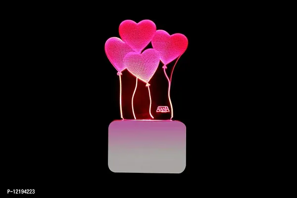 Super Ajanta Heart Code 2081,Decorative Night lamp,Functional Night Lamp,Seven Colour Night Lamp,Lamp,LED Lamp,Multi Colour Lamp,Night Lamp-thumb5