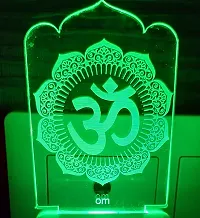 SUPER AJANTA E173 Om 3D Night Lamp Decorative Night lamp,Functional Night Lamp ,Seven Color Night Lamp,Lamp,LED Lamp,Multi Color Lamp,Night Lamp-thumb1