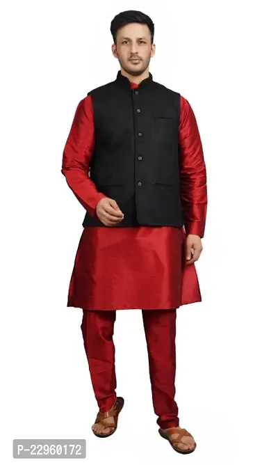 Mens Nehru Jacket ( Waist Coat)-thumb5