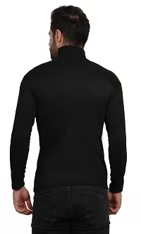 Trendy Turtle Neck Slim Fit Acrylic Sweater for Men-thumb1