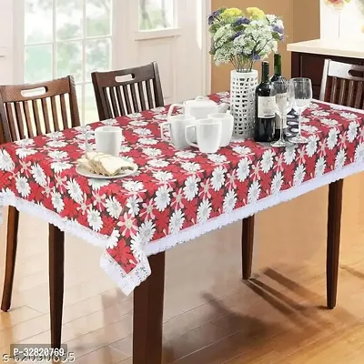 Table Cover 3D Large Size 6 Seater 60x90 Centre Table Cover, Dining Table cover And Printed Restaurant Table Cover with Lace-thumb0